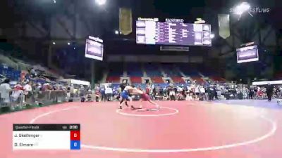 160 lbs Quarterfinal - Jadon Skellenger, Idaho vs Dylan D. Elmore, Kansas