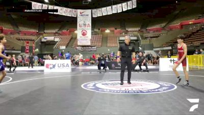 All Cadet Boys Freestyle Lower - 100 lbs 7th Place Match - Aydann Correa, Brawley Wrestling Academy vs Tyce Day, California Gladiators Wrestling Club