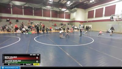 58 lbs Cons. Semi - Seth Valdez, Team Tooele vs Daxton Barlow, Roy Wrestling Club