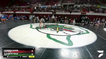 165 lbs Quarters & 1st Wb (16 Team) - Cameron Massie, Comal Pieper vs Elizabeth Yelle, Azle