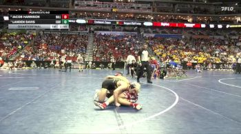 2A-138 lbs Quarterfinal - Landen Davis, Eddyville-Blakesburg-Fremont vs Jacob Harrison, Ballard