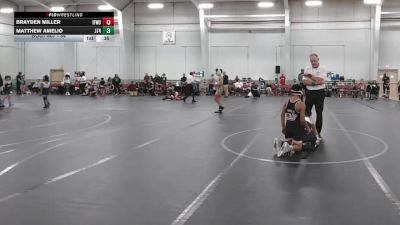 84 lbs Semifinal - Matthew Amelio, Jersy 74 vs Brayden Miller, Iron Faith Wrestling Club