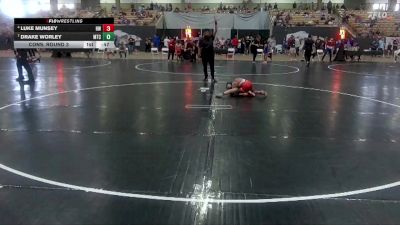 75 lbs Cons. Round 3 - Drake Worley, Minion Training Center vs Luke Munsey, Halls Wrestling