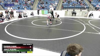 55 lbs Cons. Round 4 - Pierce Hilburn, Phillipsburg Wrestling Club vs Phoenix Currie, Iron Grapplers Wrestling Club