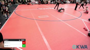52 lbs Quarterfinal - Ryzen Johns, Collinsville Cardinal Youth Wrestling vs Kashtin Fulk, Triumph Wrestling Club