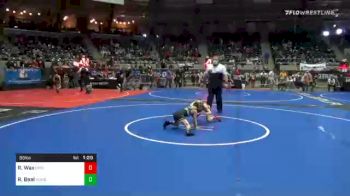 58 lbs Semifinal - Rylen Wax, Ohio Crazy Goats vs Royce Beal, Hudson WC