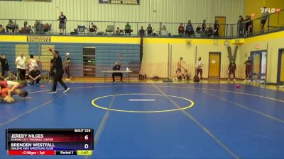 106 lbs Round 3 - Jeredy Nilges, Kansas City Training Center vs Brenden Westfall, Abilene Kids Wrestling Club
