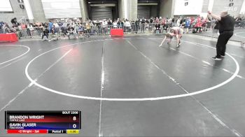 175 lbs Cons. Round 3 - Brandon Wright, Turtle Lake vs Gavin Glaser, Two Rivers