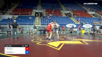 220 lbs Cons 32 #2 - Kalob Runyon, Iowa vs Parker Schlater, Wyoming