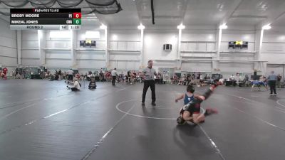 76 lbs Round 2 - Mikeal Jones, CWA vs Brody Moore, Project X