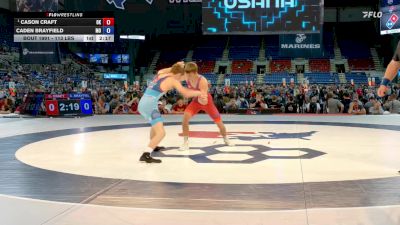 113 lbs Champ. Rd Of 16 - Cason Craft, OK vs Caden Brayfield, MO