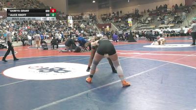 5A 155 lbs Quarterfinal - Samiya Grant, Arkansas High vs Alice Knott, Batesville High School