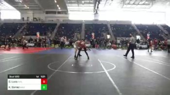 144 lbs Round Of 16 - Dominick Luna, Turlock vs Kaleb Gomez, Bagdad Copperhead WC