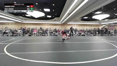 120 lbs Round Of 64 - Kaiden Lepe, Pounders WC vs Roc Greer, Nighthawk WC