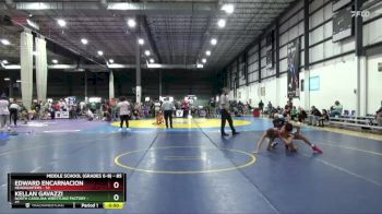 85 lbs Cons. Semi - Kellan Gavazzi, North Carolina Wrestling Factory vs Edward Encarnacion, HeadHunters