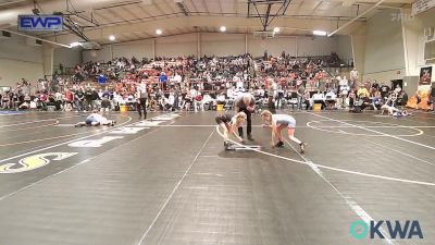 58 lbs Consi Of 4 - Lainey Cariker, Collinsville Cardinal Youth Wrestling vs Janey Boling, Sperry Wrestling Club