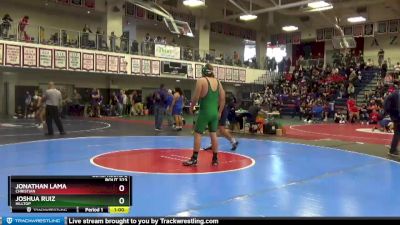 220 lbs Cons. Round 2 - Joshua Ruiz, Hilltop vs Jonathan Lama, Christian