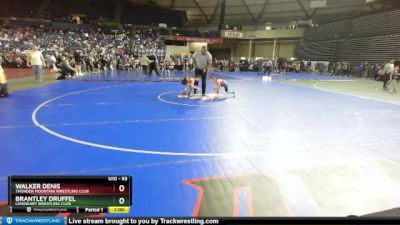 53 lbs Champ. Round 1 - Walker Denis, Thunder Mountain Wrestling Club vs Brantley Druffel, Lionheart Wrestling Club