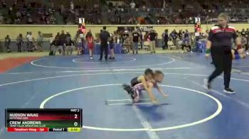 37 lbs Semifinal - Hudson Waag, Keystone Kids vs Crew Andrews, Team Tulsa Wrestling Club