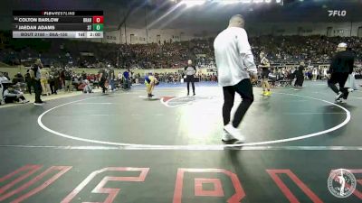 B6A-150 lbs Quarterfinal - Colton Barlow, Broken Arrow vs Jaedan Adams, Stillwater