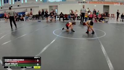 52 lbs Round 2 (6 Team) - Darian Hernandez, Florida Scorpions vs Adam Welch, Sniper Black Ops