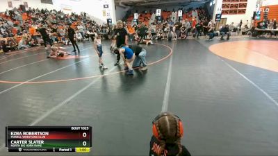 46-49 lbs Cons. Round 2 - Carter Slater, North Big Horn Rams vs Ezra Robertson, Powell Wrestling Club