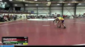 141 lbs Cons. Round 1 - Jahongir Davronov, Hunter College vs William Patterson, New England College