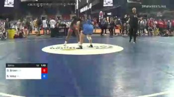 164 lbs Consi Of 16 #2 - Destiny Brown, Missouri vs Symphony Veloz, Oklahoma