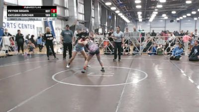 136 lbs Round 2 (3pm Friday) - Peyton Segata, Misfits vs Kayleigh Zurcher, Team VA/USA