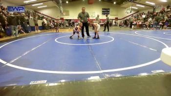 52 lbs Round Of 32 - Baker James, Cowboy Wrestling Club vs Danger Welch, Claremore Wrestling Club