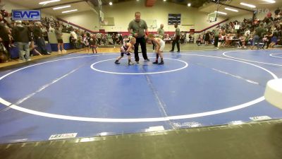 52 lbs Round Of 32 - Baker James, Cowboy Wrestling Club vs Danger Welch, Claremore Wrestling Club