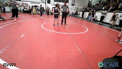 75 lbs Rr Rnd 3 - Oak Wright, Team Tulsa Wrestling Club vs Kale Shatswell, Tiger Trained Wrestling