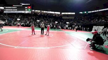 140 lbs Champ. Round 1 - Emerson Davis, Unattached vs Magnus Hasty, BOM2