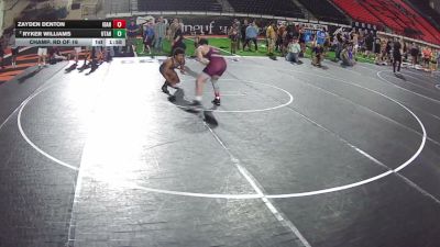 157 lbs Champ. Rd Of 16 - Zayden Denton, Idaho vs Ryker Williams, Utah