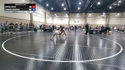 150 lbs Final - Jovani Solis, Gladiator Wrestling Academy vs Landon Quiroga, Brevard FCA