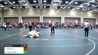 165 lbs Round Of 64 - Jacob Marshall, Panguitch vs Santiago Aragon Roybal, St. Pius X