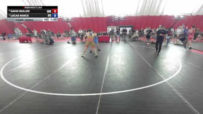 215 lbs Cons. Semis - Gavin Muller, Caveman vs Lucas Nance, Relentless Training Center
