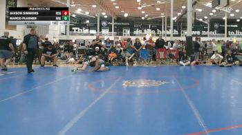 87 lbs Rr Rnd 3 - Jaxson Simmons, Prestige Worldwide - MS vs Marco Plasner, Revival Blue - MS