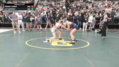 109 lbs 5th Place - Abigail Landis, Prime Mat Club vs Lily Moffett, Henlopen Hammers