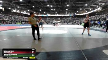 190 lbs Champ. Round 1 - Fisher Timmins, Timberlake vs Logan Tull, Wasatch Utah