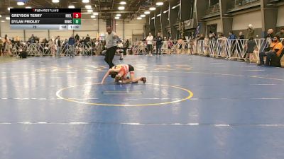 72 lbs Round 2 - 10:30am Friday - Greyson Terry, Nebraska Elite vs Dylan Fridley, Ranger Wrestling Club