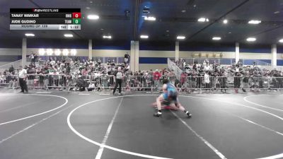 126 lbs Round Of 128 - Tanay Nimkar, Knights WC vs Jude Gudino, Team Thunder