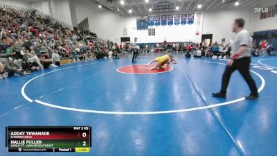 140 lbs 1st Place Match - Adday Tewahade, Chadron Girls vs Hallie Fuller, Lingle-Ft. Laramie/Southeast