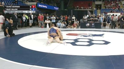 170 lbs 3rd Place Match - Olivia Georges, New Jersey vs Kiley Dillow, Kansas