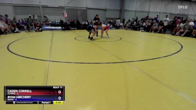 106 lbs Semis & 3rd Wb (16 Team) - Caden Correll, Illinois vs Ryan Hirchert, Idaho