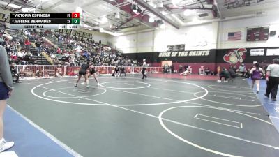 130 lbs Semifinal - Jaslene Benavides, Shadow Hills vs Victoria Espinoza, Palm Desert
