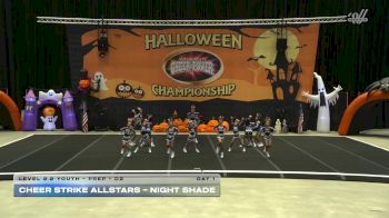 Cheer Strike Allstars - Night Shade [2025 L2.2 Youth - PREP - D2 Day 1] 2025 Cheer Power San Antonio Halloween Challenge