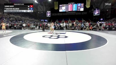 175 lbs Cons. Sub-rd Of 16 - Lewis Goff, CA vs Graydn Sillman, OH