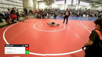 58 lbs Round Of 16 - Ryder Ammer, R.A.W. vs Luke Booher, Honey Badgers Wrestling Club