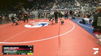 56 lbs Champ. Round 3 - Marshall Swift, Lander USA Wrestling vs Asher Circlebear, Camel Kids Wrestling